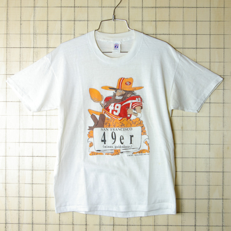 古着USA製NFL sanfrancisco49er 80'sTシャツ