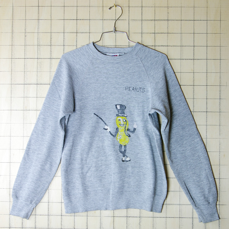 古着USA製Mr PEANUTS スウェット・トレーナー　SOFFE HEAVY SWEATS