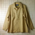 古着USA製70’sメンズ長袖バージンウール100%シャツ【PENDLETONペンドルトン】