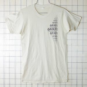 古着USA製64KFIプリントTシャツ