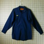 古着USA(アメリカ)製Doyle刺繍メンズ長袖ワークシャツ【WEAR-GUARD】