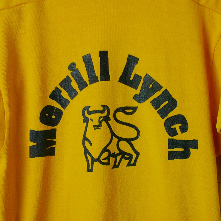 SNEAKERS U.S.オリンピックチーム Merrill Lynch メリルリンチ 両面プリント スポーツプリントTシャツ USA製 メンズM /eaa321363