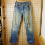 古着USA製青色(ブルー)LEVI’S501xx(リーバイス501xx)ヒゲダメージデニムパンツ/ジーンズw30l36