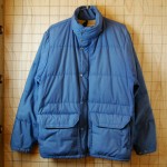 【THE NORTH FACE】US古着70’sビンテージライトブルー(水色)Sサイズ茶タグリアルダウンジャケット