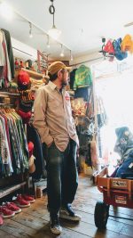 USA Stripe Work Shirts & VANS SK8 Hi Checker