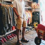 60S VINTAGE RAYON LOOP SHIRTS & TEVA SANDAL