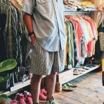 70s BIGMAC Remake Chambray Shirt & French Lacoste Gingham check Shorts