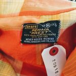 60s SEARS L/S open collar shirt