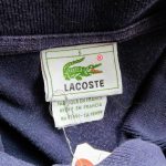 80s French Lacoste Navy Polo Shirt