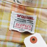 60s McGREGOR Checked S/S OPEN COLLAR SHIRT