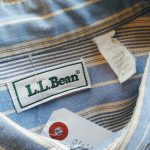 LLBean Striped L/S Button Down Shirt