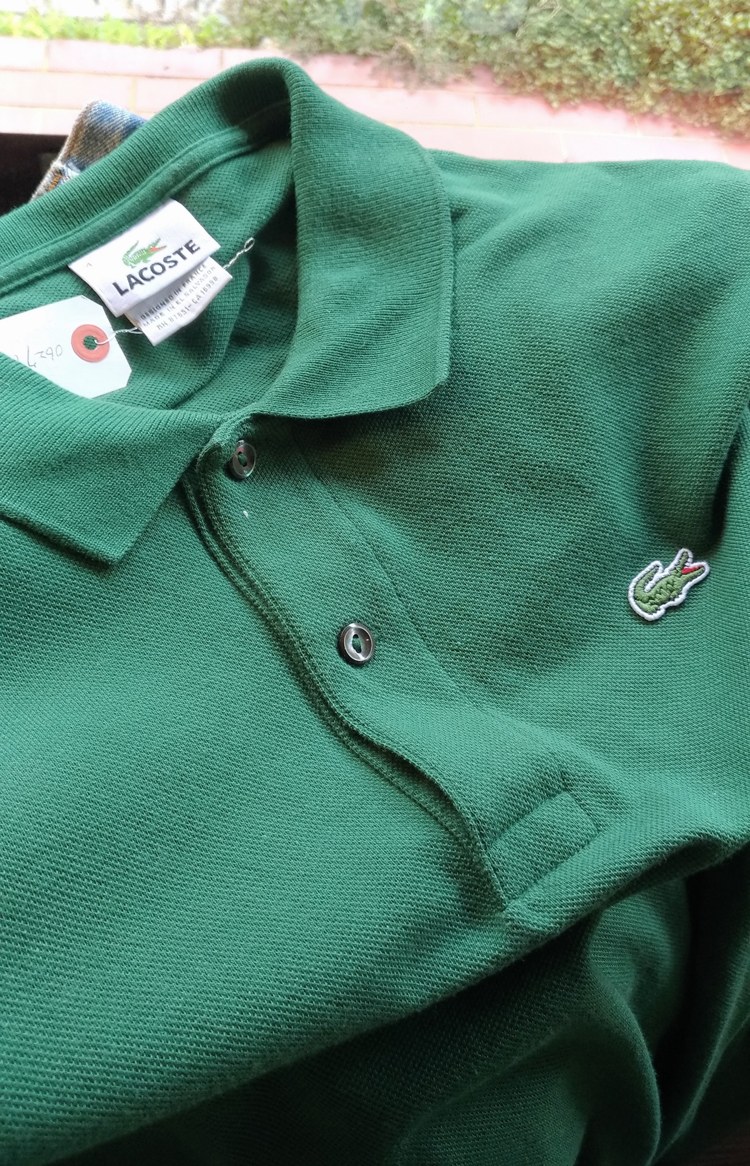 FRENCH LACOSTE “Green COLOR” L/S POLO SHIRT – ataco garage blog