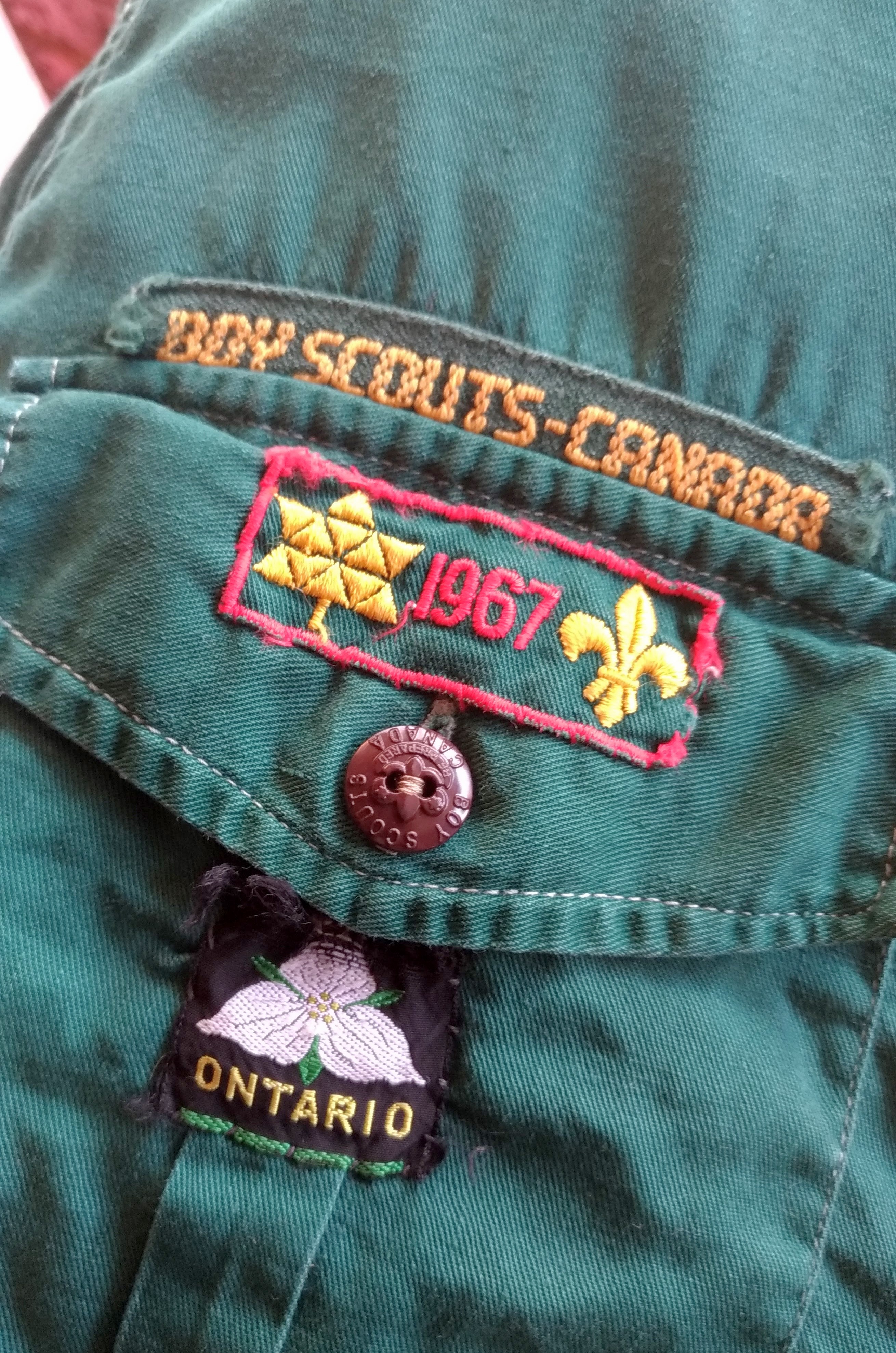 60s Vintage BOY SCOUTSCANADA L/S Cotton Shirt ataco garage blog