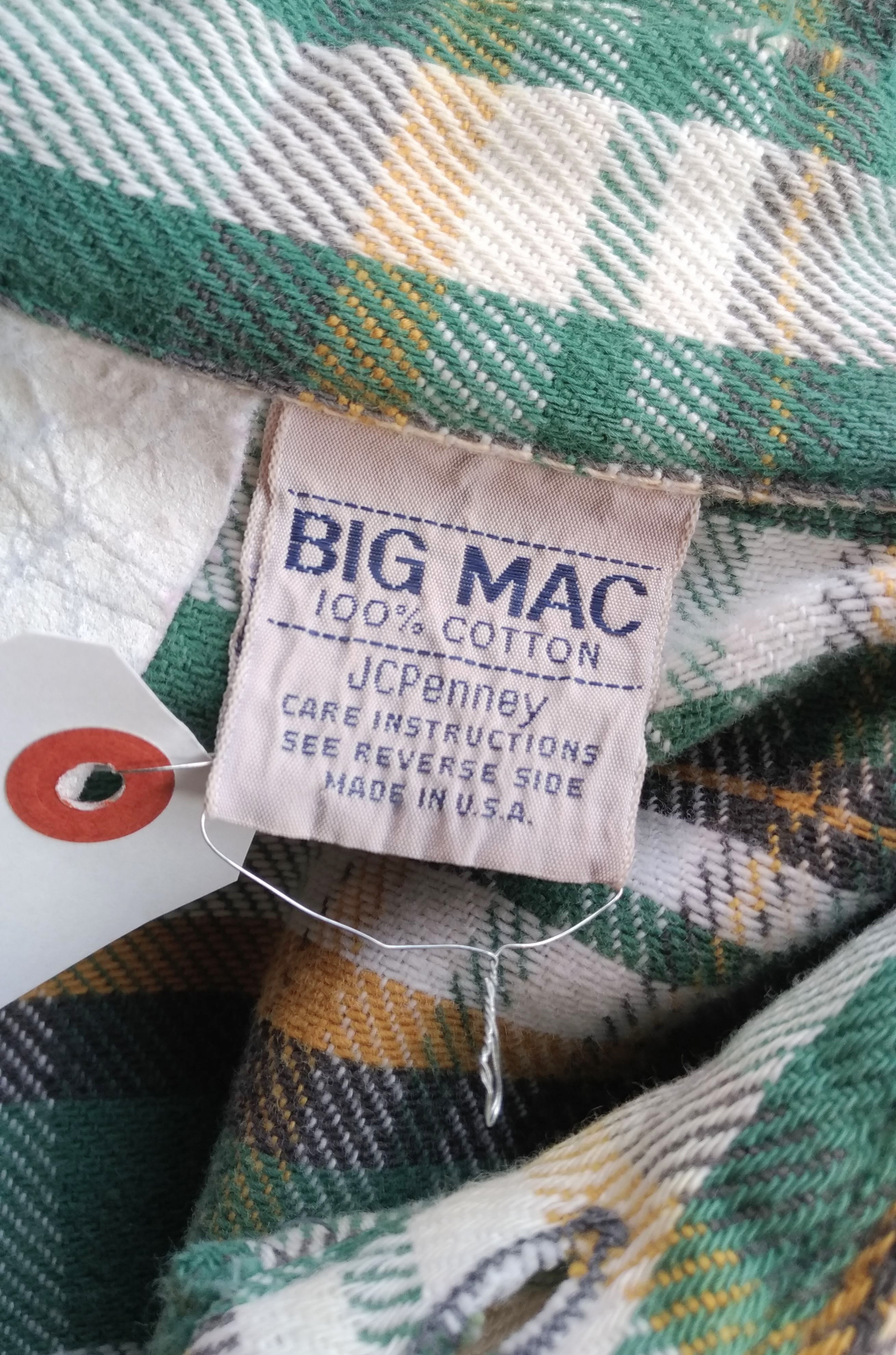 70s BIG MAC ネルシャツ　USA製　JC PENNEY ヴィンテージ