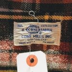 70s USA CONE MILLS L/S Heavy Weight Flannel Check Shirt