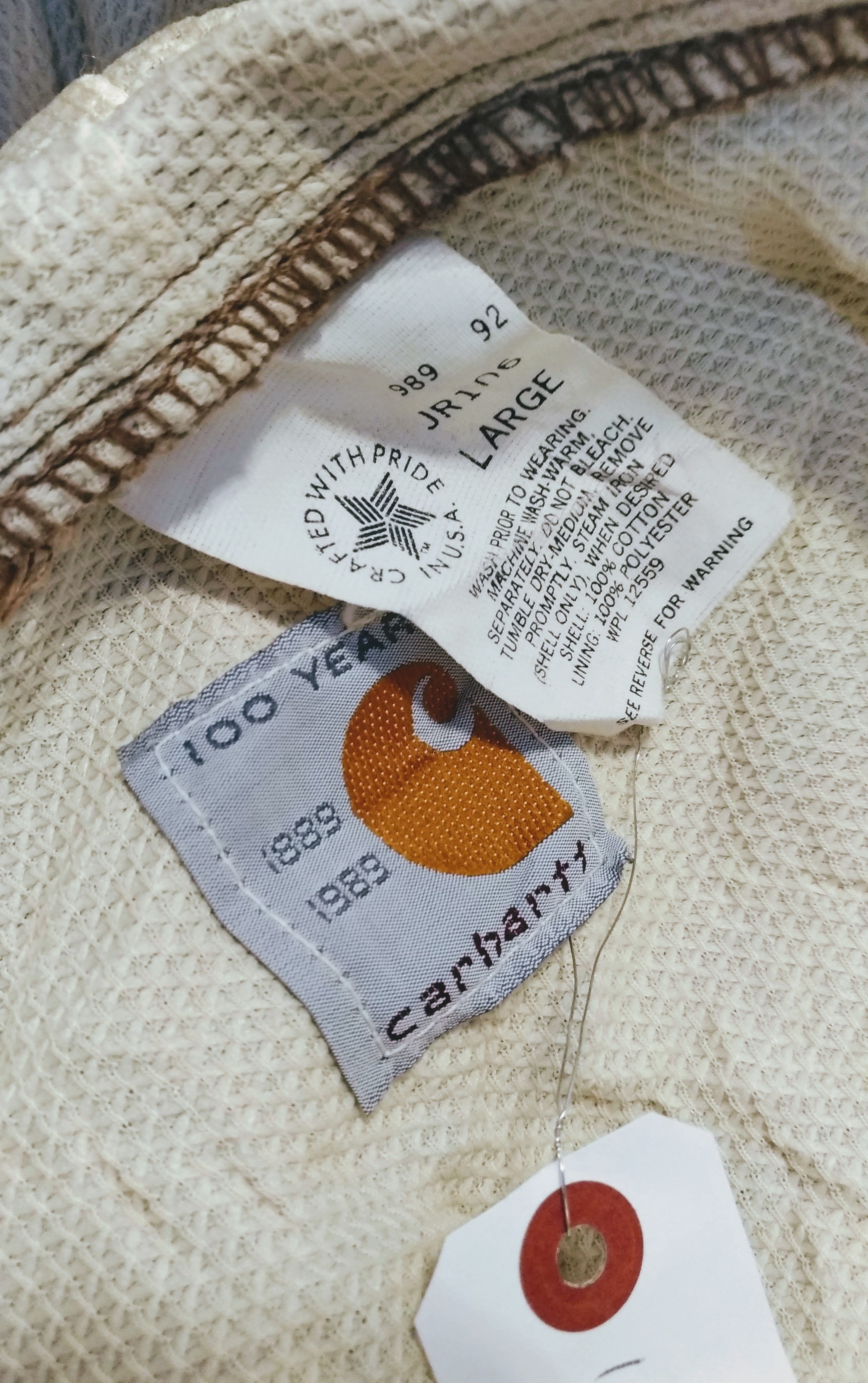 USA 80s Carhartt 100YEARS Mesh Lined Duck Work Jacket – ataco