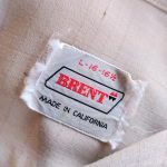 1960s BRENT Open Collar S/S Rayon Shirt