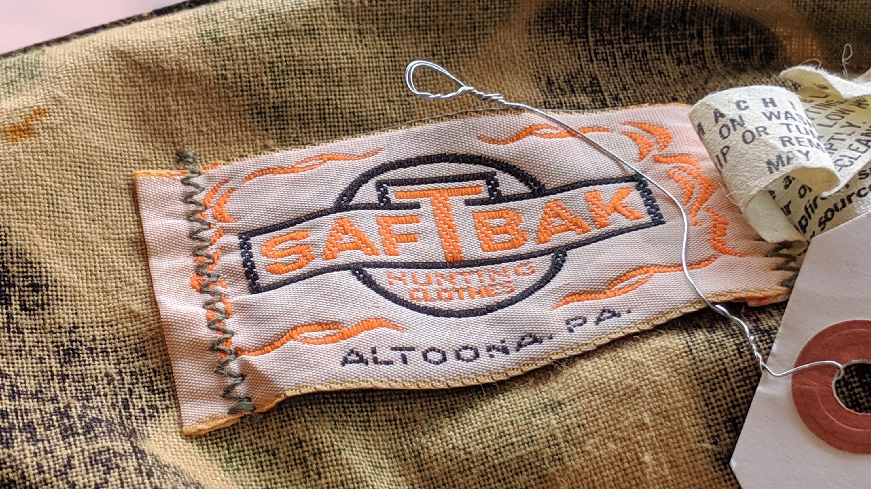 60〜70's SAFTBAK ダックカモ　ハンティングJKT f060310-09_1.jpg