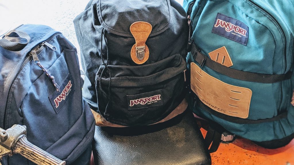 希少　90s made in USA Jan sports backpack