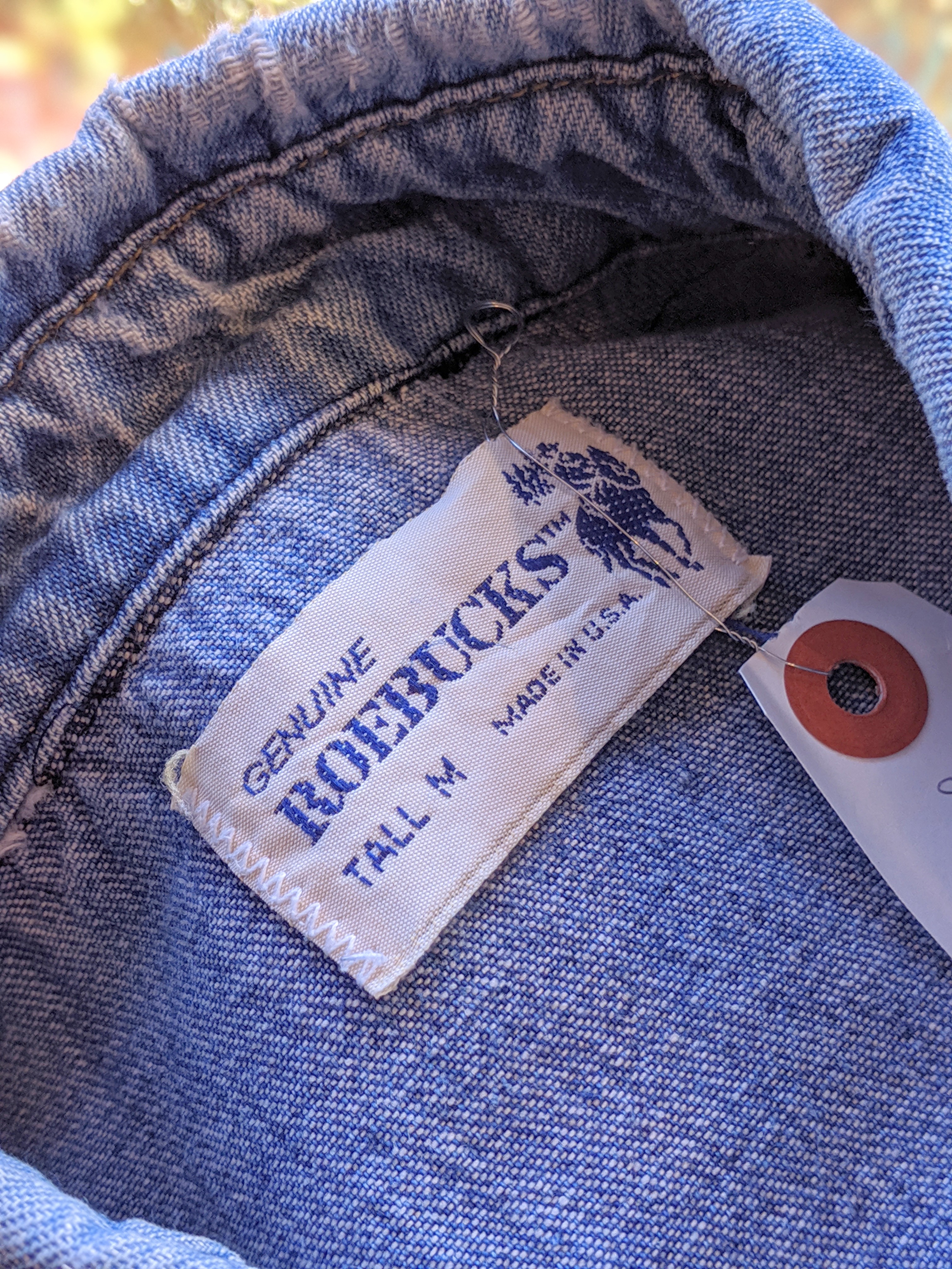 s USA Sears ROEBUCKS L/S Denim Shirt – ataco garage blog