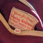 1950s USA Stanley Andrews Melton Wool Leather Varsity Jacket