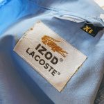 1980s IZOD LACOSTE Zip-up Cotton Jacket