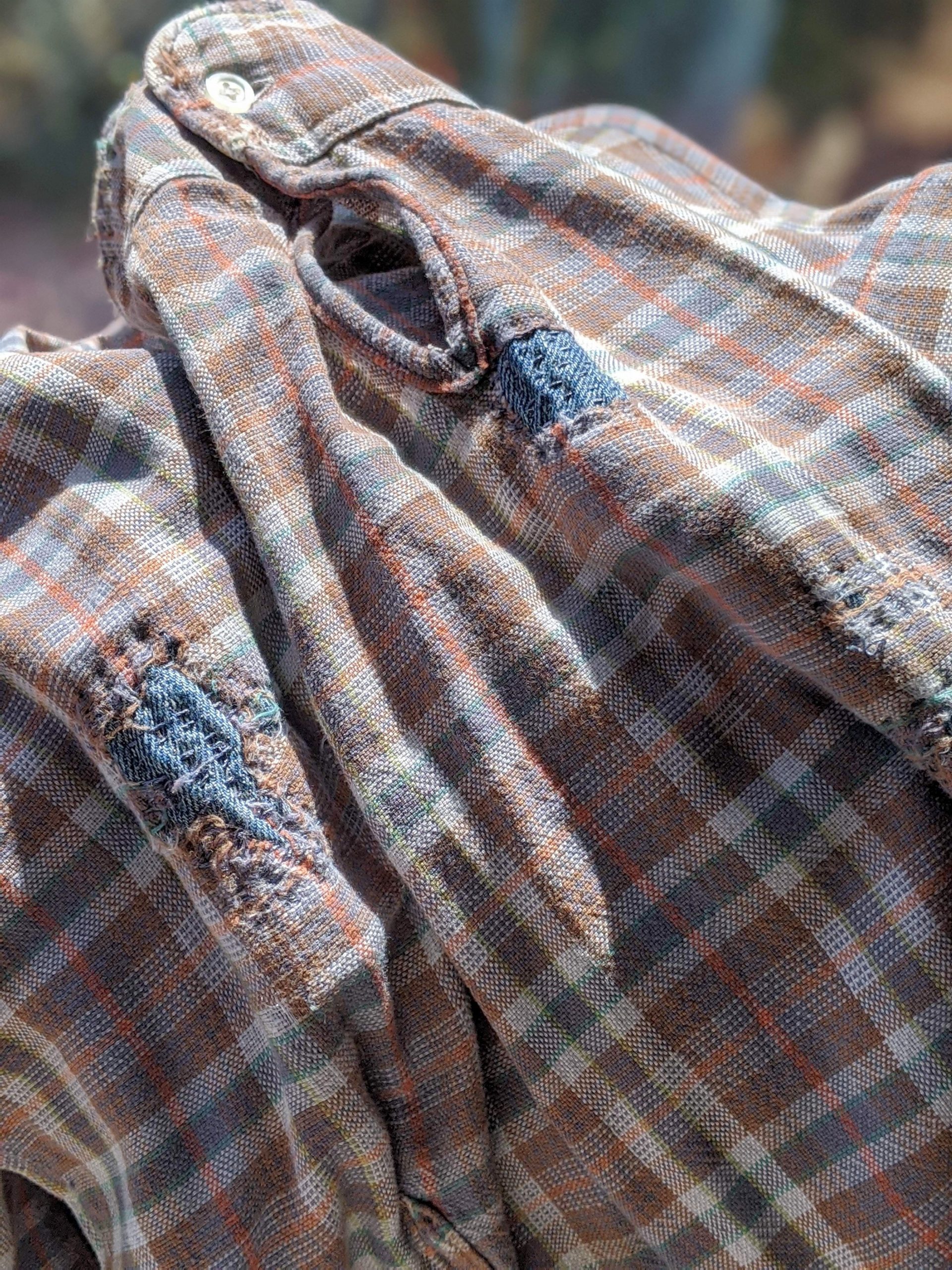 1950s-60s French Plaid Grandfather Shirt – ataco garage blog