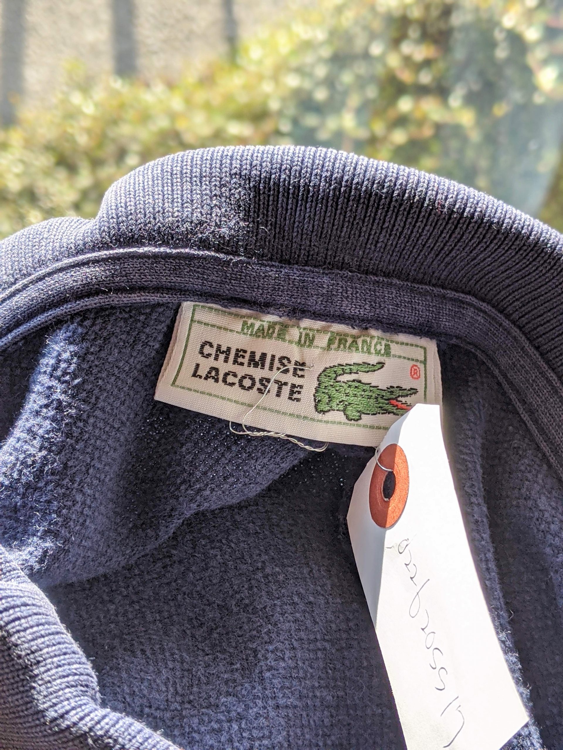 1980s French Lacoste Navy Color L/S Cotton Shirt – ataco garage blog