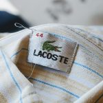 Big Size French Lacoste L/S Stripe Button down Shirt