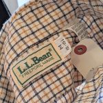 1970s-80s USA LLBean Plaid Button-down Shirt まだまだ送料無料キャンペーン中!