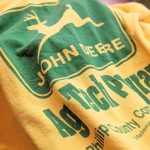 1970s-80s USA S/S “JOHN DEERE” Print Football T-Shirt