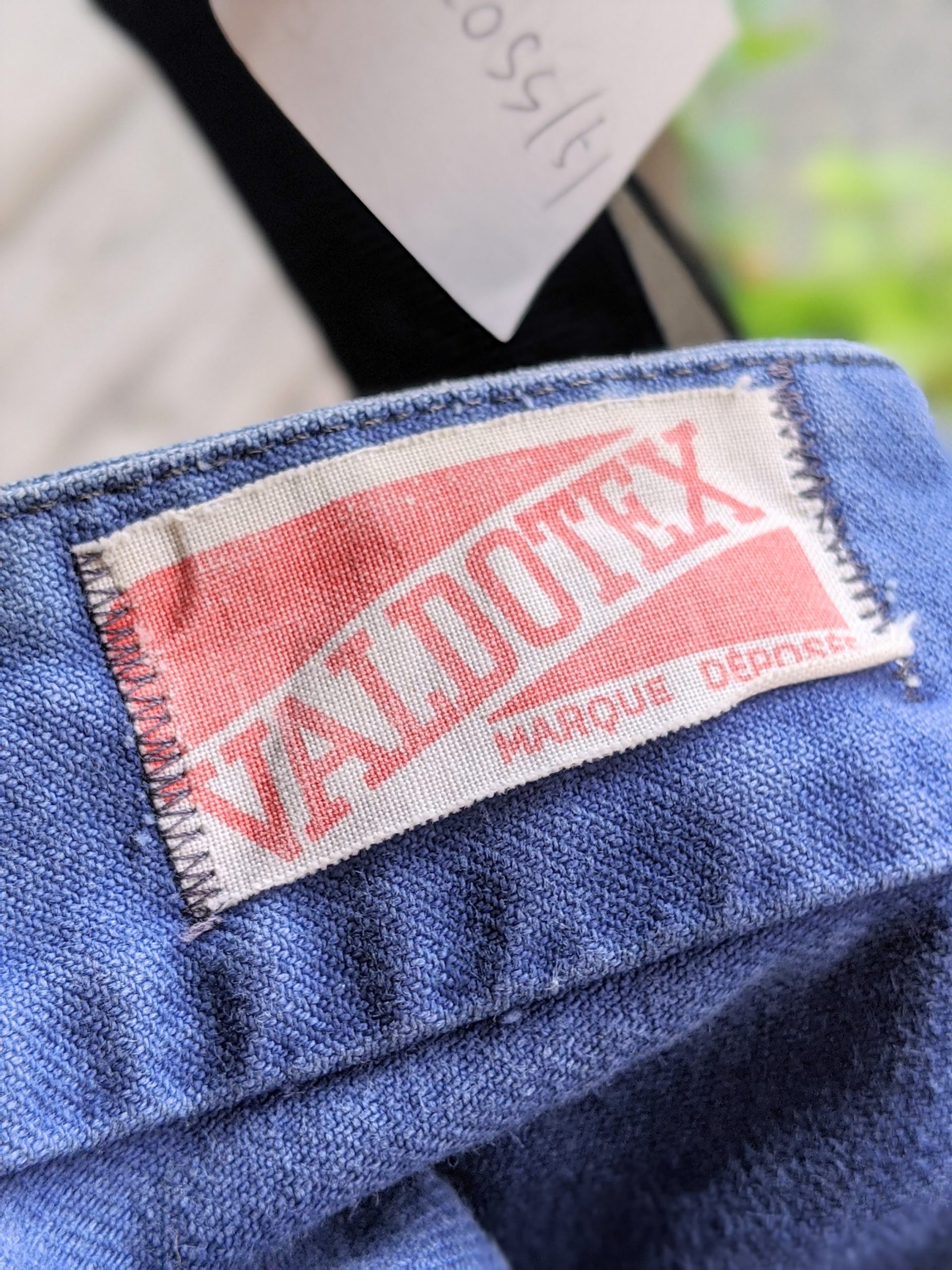 Bigsize 1970s-80s EURO VALDOTEX Cotton Work Repair Pants W39