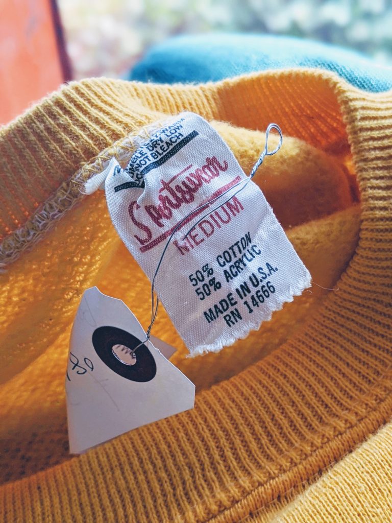 1960s-70s USA Sportswear S/S Plane Sweat Shirt – ataco garage blog