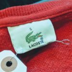 French Lacoste Crew neck Wool Sweater