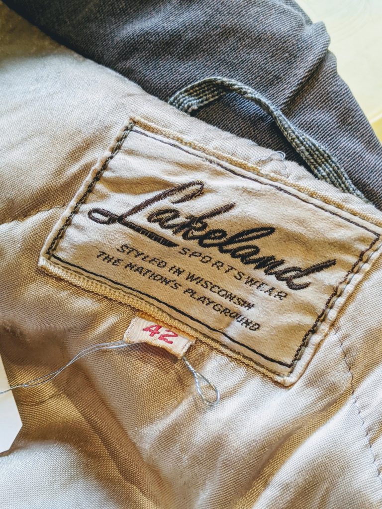 1940s-50s USA Lakeland Wool Gabardine Work Jacket Mens-ML – ataco