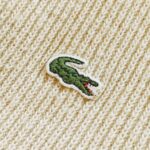 French Lacoste Wool Knit Zip-up Cardigan Mens-L