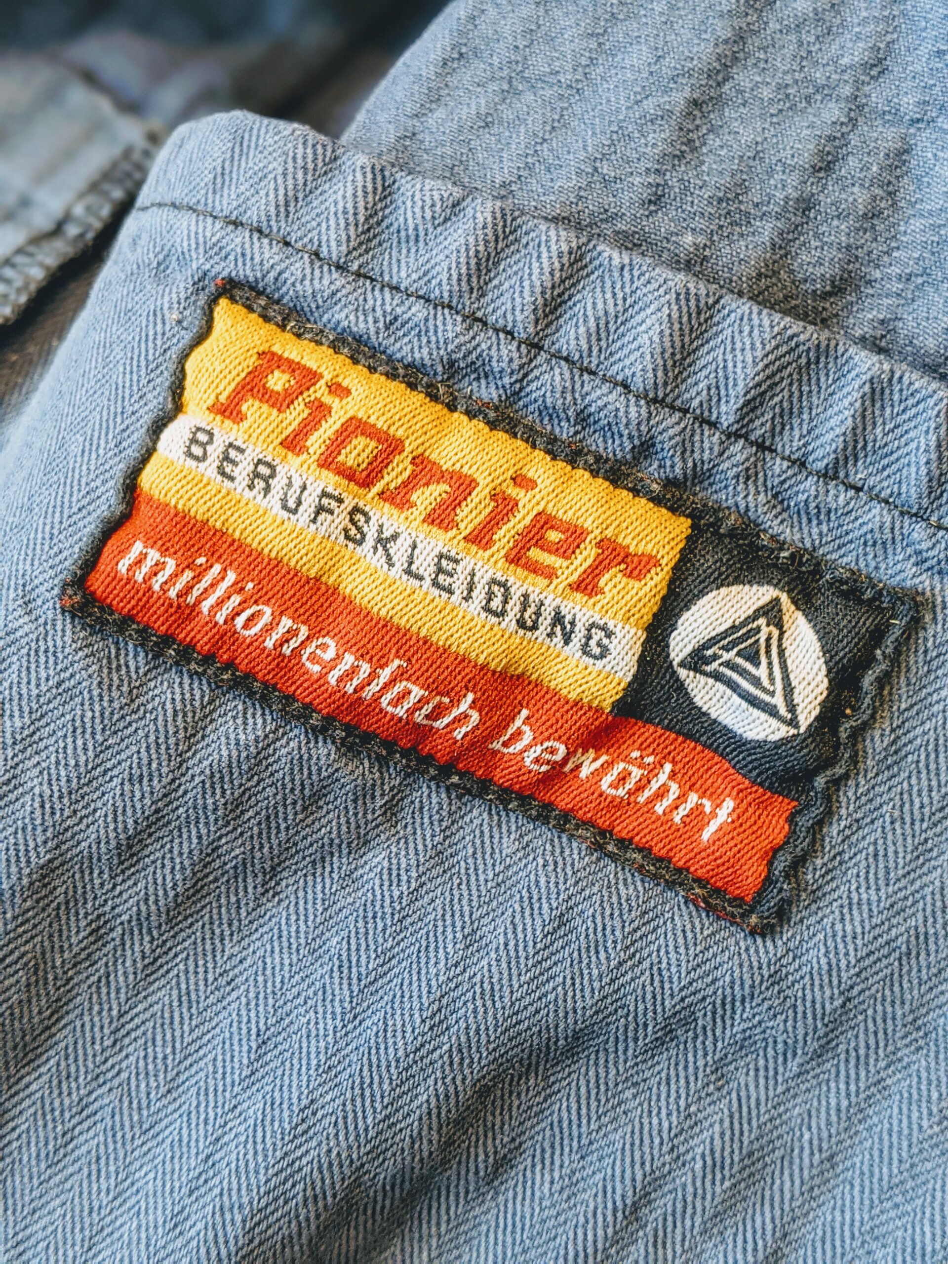 1960s-70s Germany Pionier Herringbone twill Work Jacket Mens-M