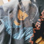 1980s USA SCREEN STARS JULIAN LENNON Print T-Shirt Black Mens-XL
