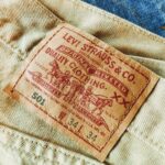 1990s USA Levi’s 501 Beige Color Denim Pants W34