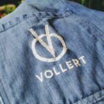 1960s-70s Germany VOLLERT Work Jacket Navy Mens-ML