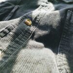 1980s-90s EURO L/S Corduroy Shirt Black Mens-L