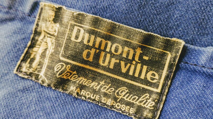 1960s French Dumont-d'Urville Work Jacket Navy Mens-XL – ataco
