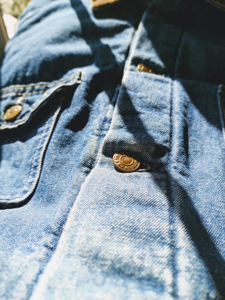 1970s-80s USA KEY Denim Jacket Blue Mens-L – ataco garage blog