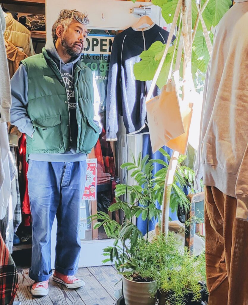 70S-80S USA WOOLRICH DOWN VEST GREEN MENS-XL | 古着屋ataco garage