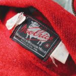 1950s-60s USA Woolrich Reversible Wool Jacket Red Mens-M
