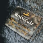 1960s-70s USA Rainfair Stand Fall Collar Coat Gray Mens-XL