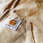 1980s-90s USA carhartt Duck Active Jacket Brown Mens-L