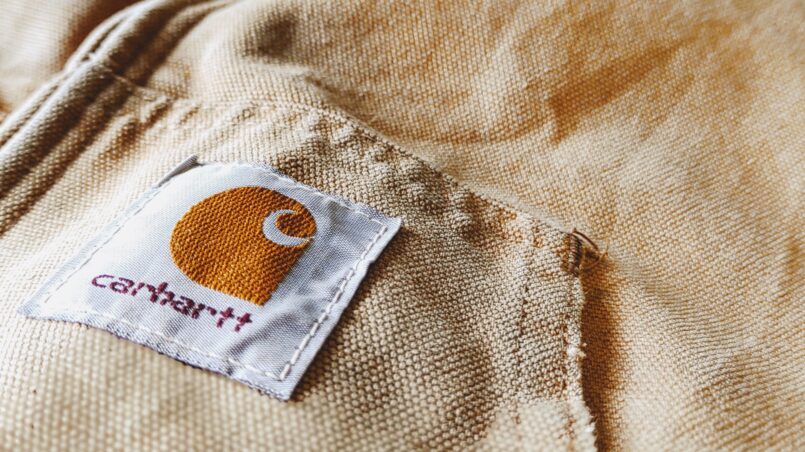 1980s-90s USA carhartt Duck Active Jacket Brown Mens-L – ataco