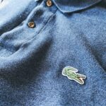 French LACOSTE L/S Polo Shirt Navy Mens-L