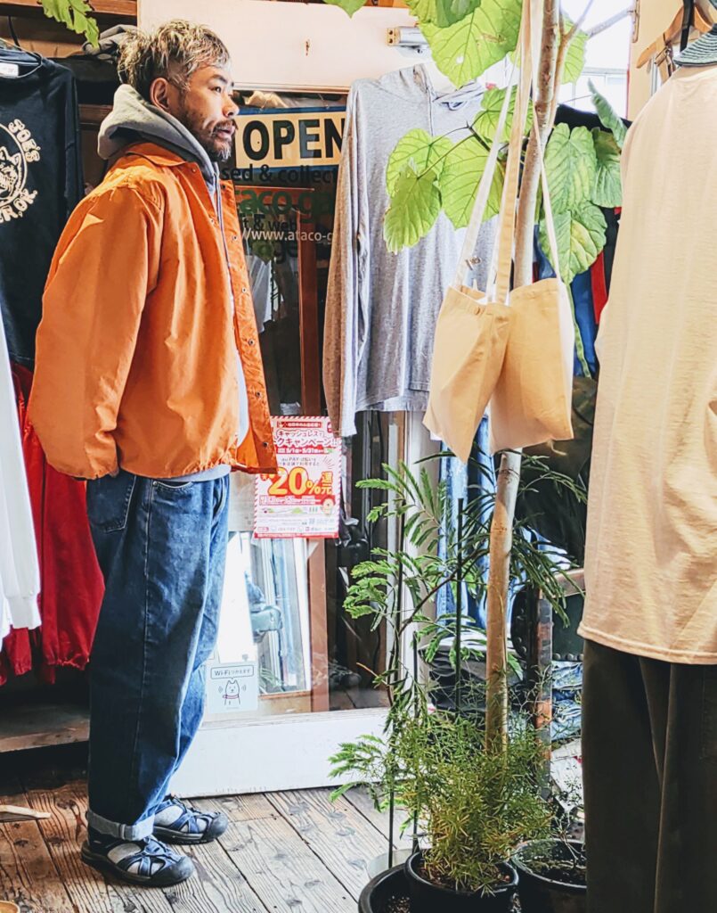 60S-70S USA PLA-JAC NYLON JACKET ORANGE MENS-L | 古着屋ataco garage